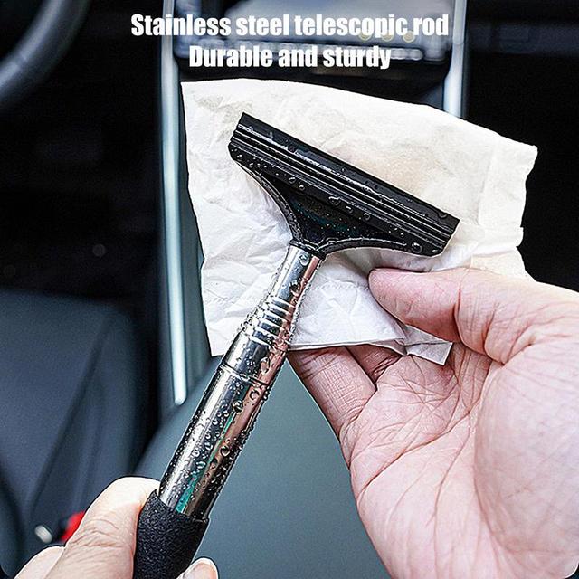 Mini Car Squeegee Extendable Window Wiper Side Mirror Squeegee  Multifunctional Glass Squeegee For Car Windows Bathroom Vehicle - AliExpress